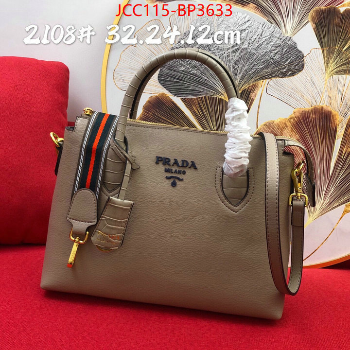 Prada Bags (4A)-Handbag- best replica new style ID: BP3633 $: 115USD