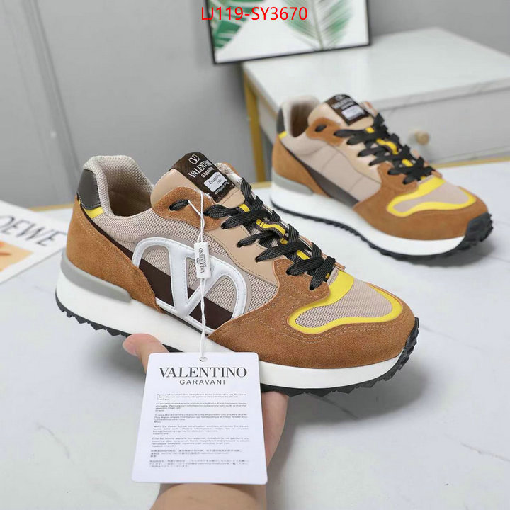 Men Shoes-Valentino buy luxury 2023 ID: SY3670 $: 119USD