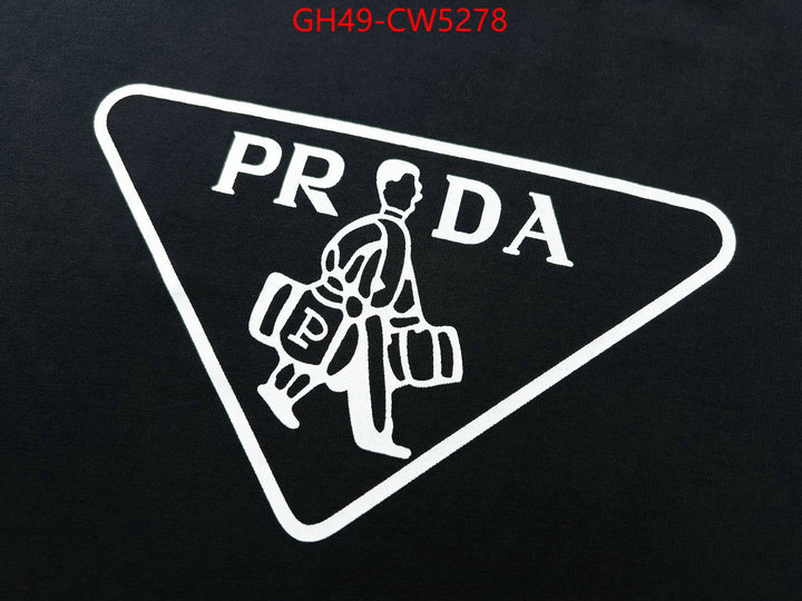Clothing-Prada mirror quality ID: CW5278 $: 49USD