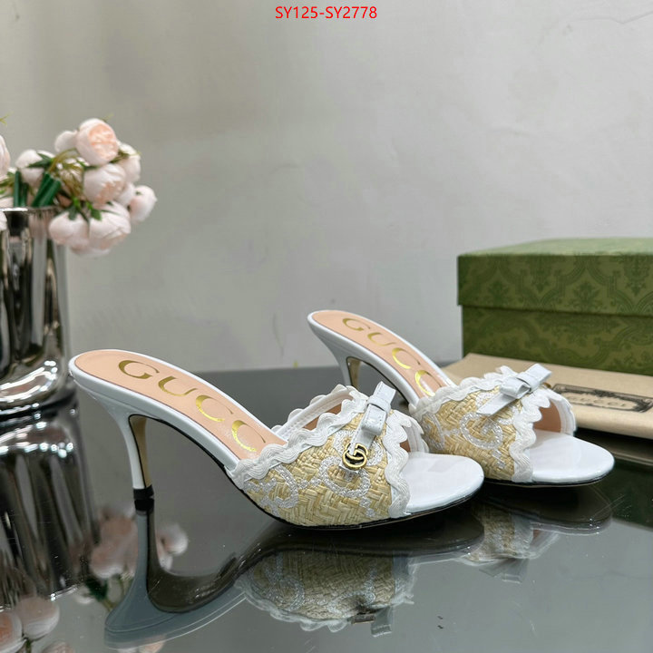 Women Shoes-Gucci replica 2023 perfect luxury ID: SY2778 $: 125USD