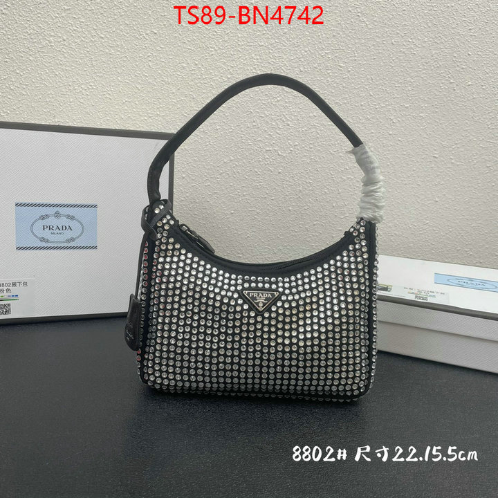 Prada Bags (4A)-Re-Edition 2000 designer fashion replica ID: BN4742 $: 89USD