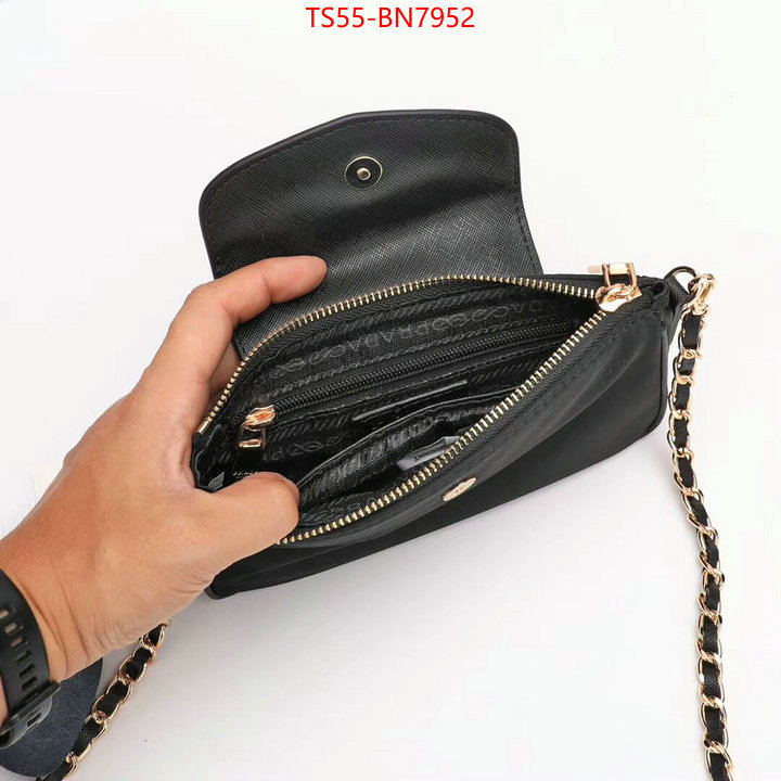 Prada Bags (4A)-Diagonal- 2023 aaaaa replica 1st copy ID: BN7952 $: 55USD