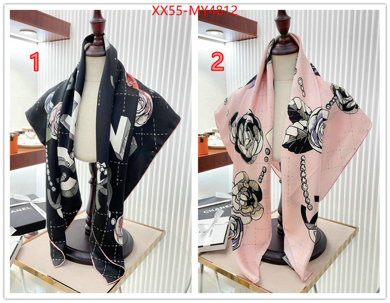 Scarf-Chanel top sale ID: MY4812 $: 55USD