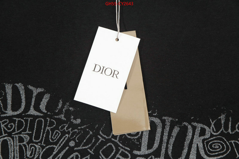 Clothing-Dior fake designer ID: CY2643 $: 55USD