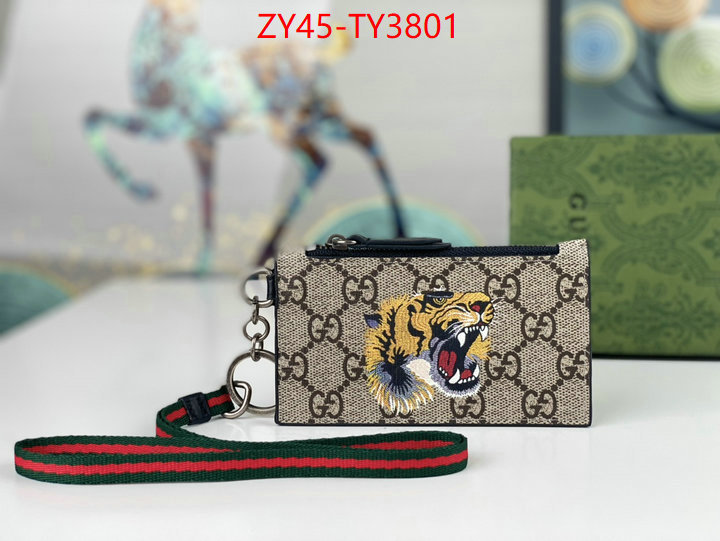 Gucci Bags(4A)-Wallet- what best designer replicas ID: TY3801 $: 45USD