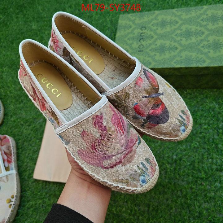 Women Shoes-Gucci wholesale designer shop ID: SY3748 $: 79USD