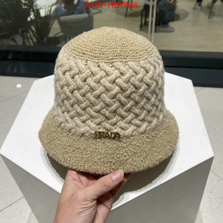 Cap (Hat)-Prada mirror copy luxury ID: HD7646 $: 37USD