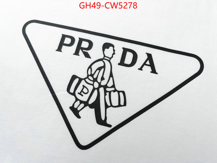 Clothing-Prada mirror quality ID: CW5278 $: 49USD