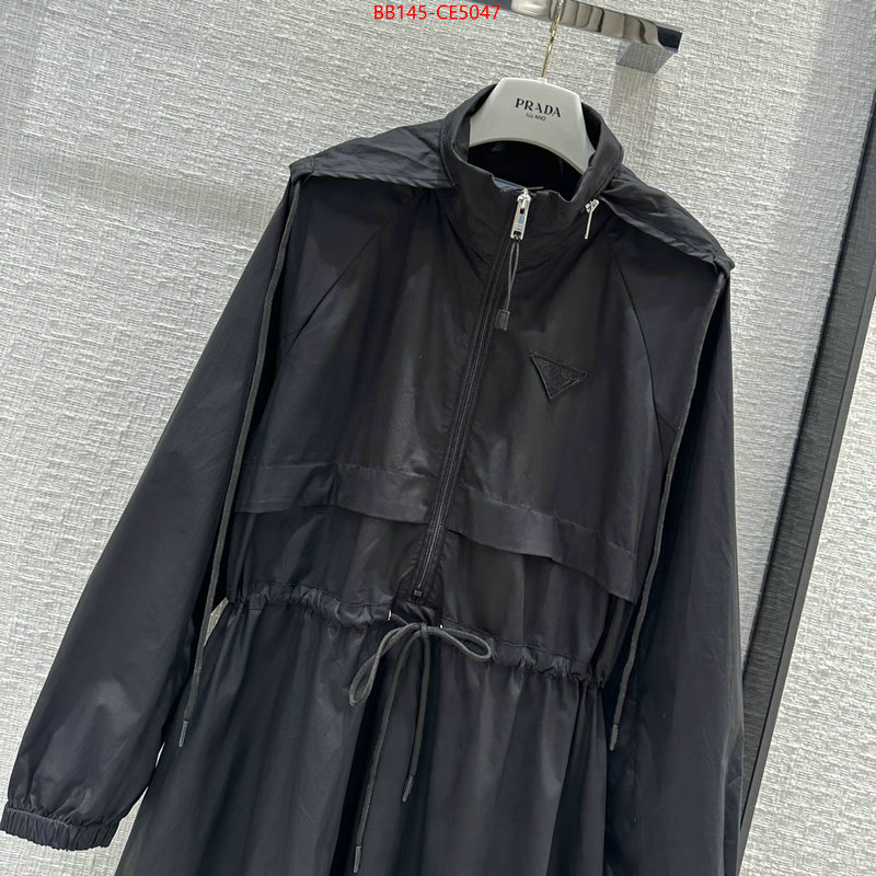 Clothing-Prada high quality replica designer ID: CE5047 $: 145USD