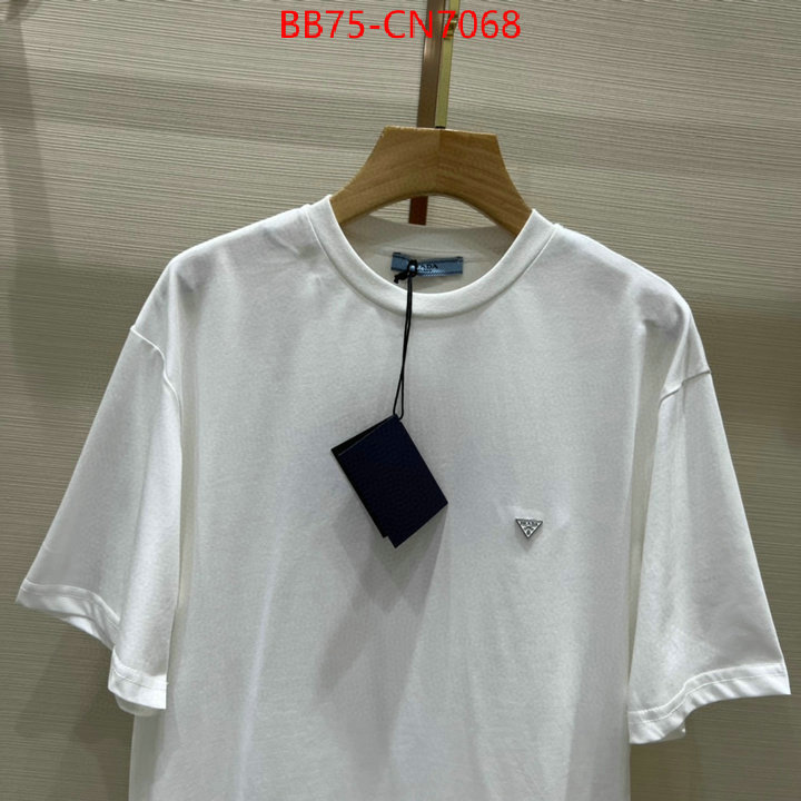 Clothing-Prada top 1:1 replica ID: CN7068 $: 75USD