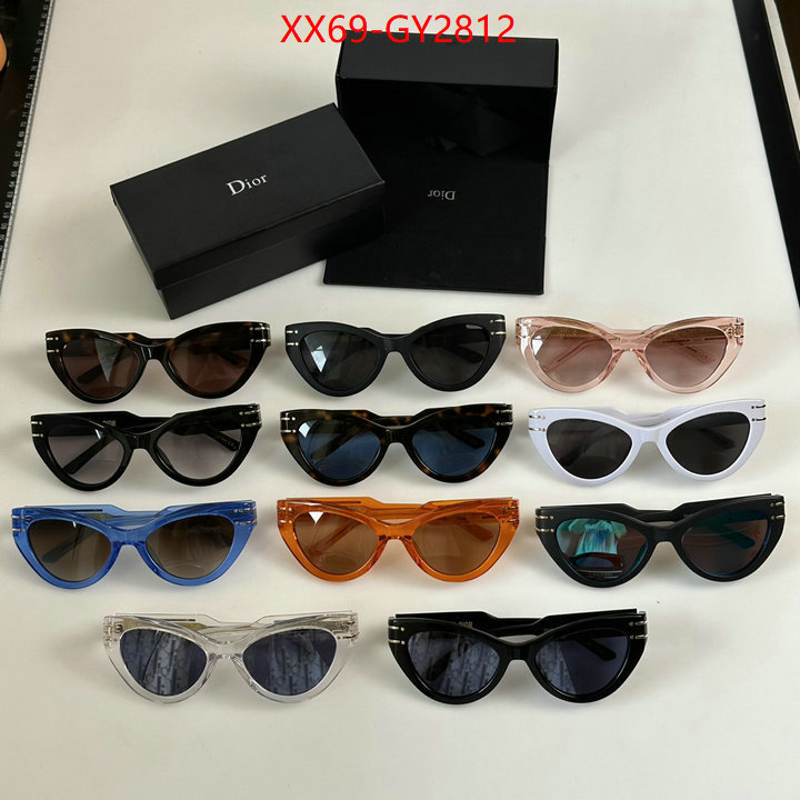 Glasses-Dior replica aaaaa+ designer ID: GY2812 $: 69USD