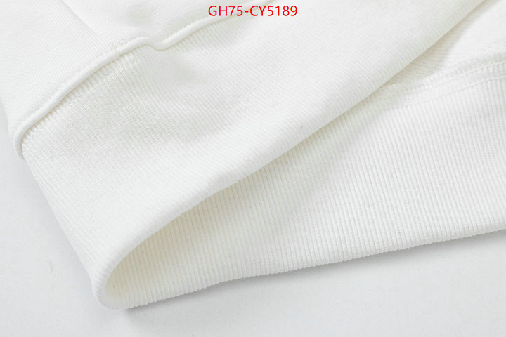 Clothing-Gucci high quality designer replica ID: CY5189 $: 75USD