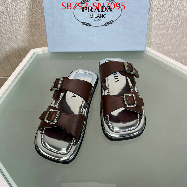 Women Shoes-Prada designer high replica ID: SN7095 $: 92USD