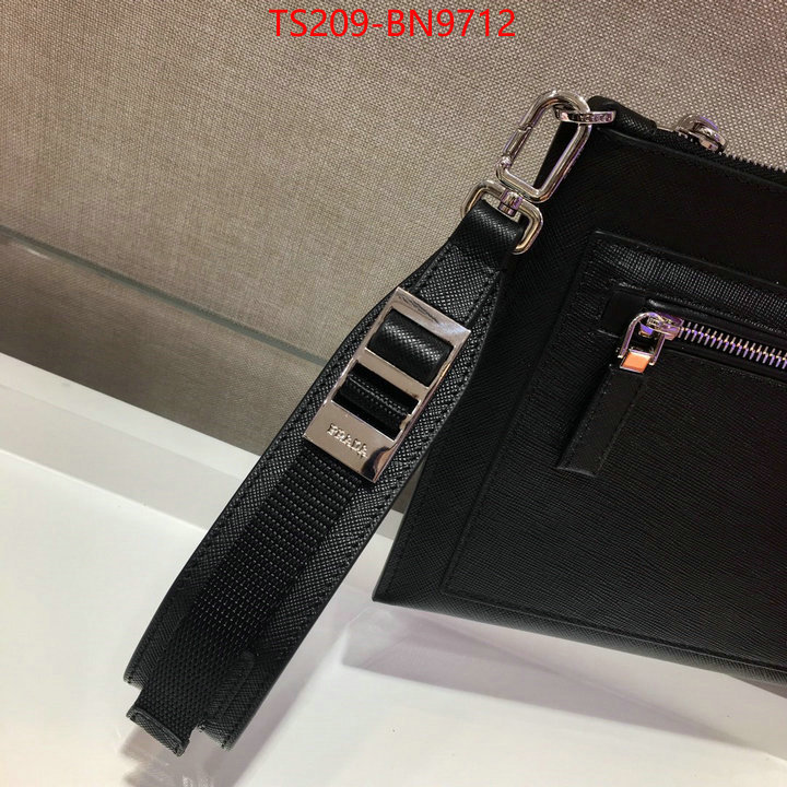 Prada Bags (TOP)-Clutch- replica designer ID: BN9712 $: 209USD