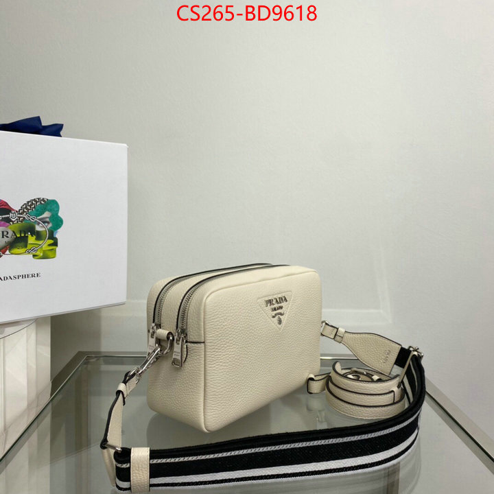 Prada Bags (TOP)-Diagonal- the online shopping ID: BD9618 $: 265USD