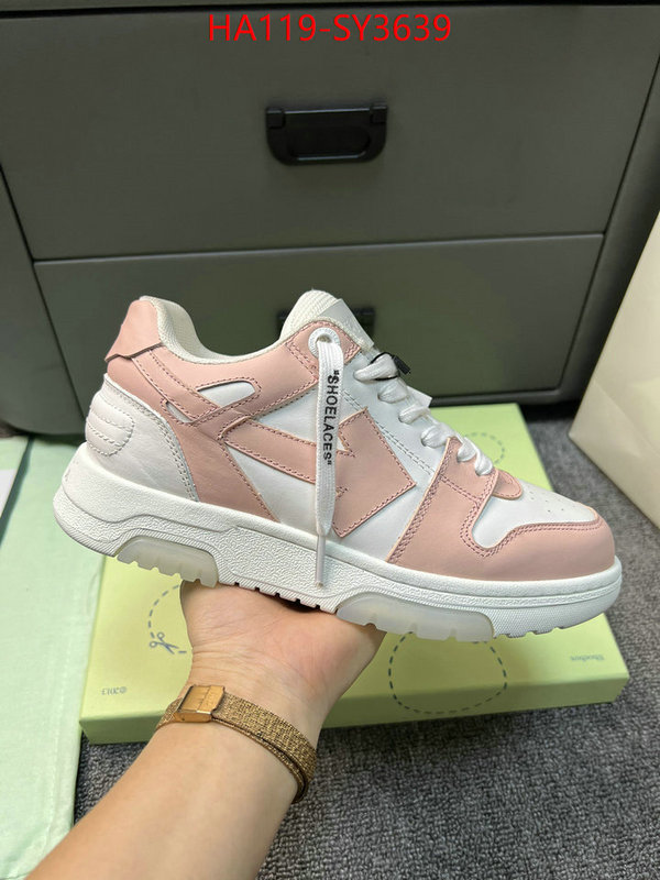 Men Shoes-Offwhite replica 1:1 high quality ID: SY3639 $: 119USD