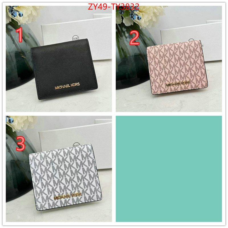 Michael Kors Bags(4A)-Wallet where can you buy replica ID: TY3832 $: 49USD