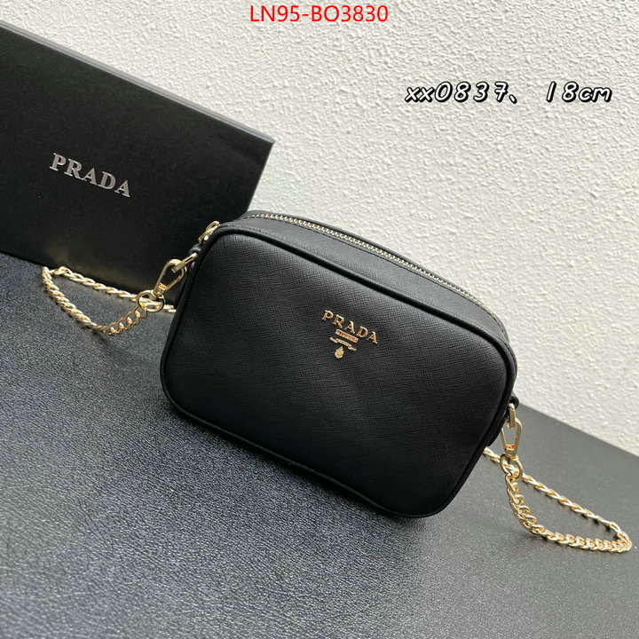 Prada Bags (4A)-Diagonal- top quality designer replica ID: BO3830 $: 95USD
