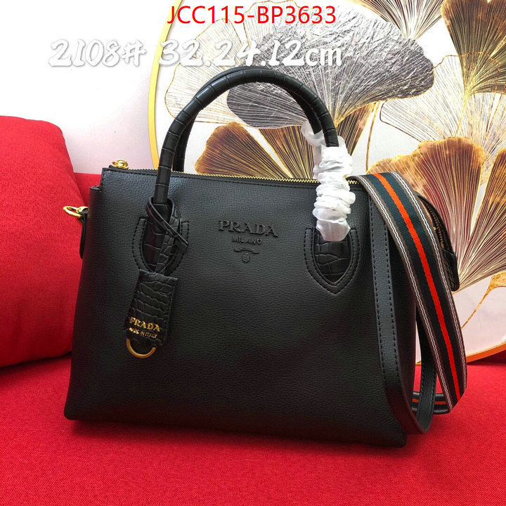 Prada Bags (4A)-Handbag- best replica new style ID: BP3633 $: 115USD