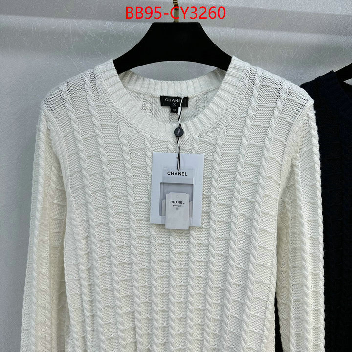 Clothing-Chanel the top ultimate knockoff ID: CY3260 $: 95USD