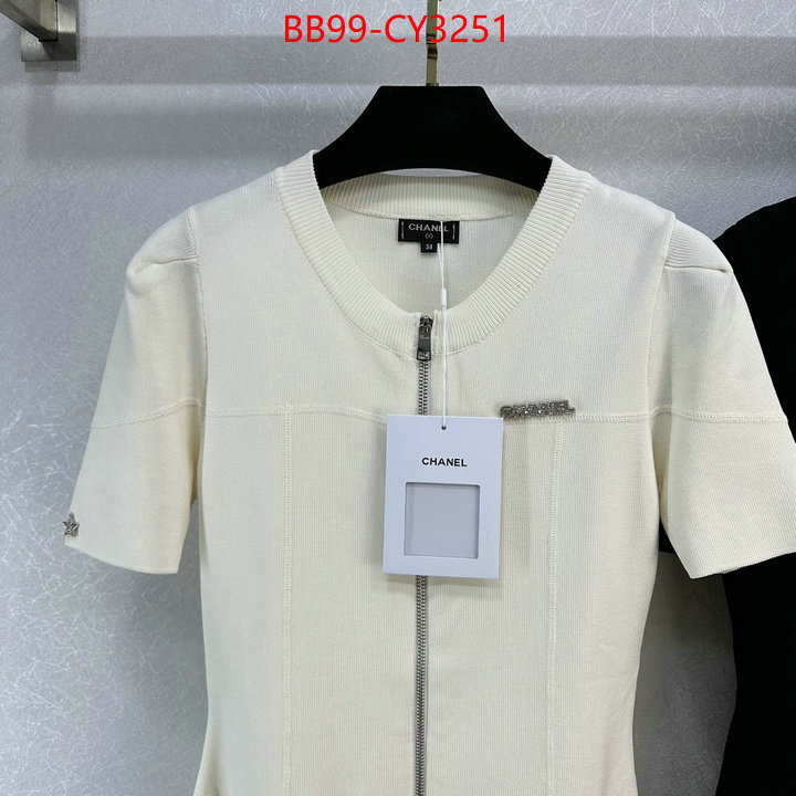 Clothing-Chanel buy cheap replica ID: CY3251 $: 99USD