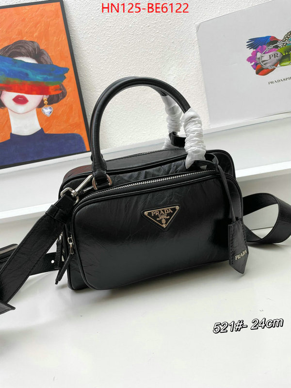 Prada Bags (4A)-Handbag- replica online ID: BE6122 $: 125USD