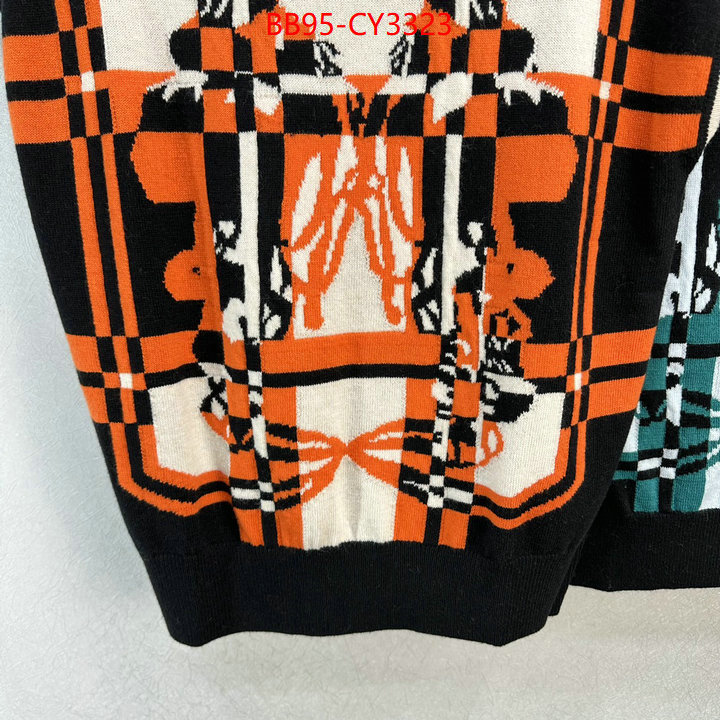 Clothing-Hermes wholesale sale ID: CY3323 $: 95USD