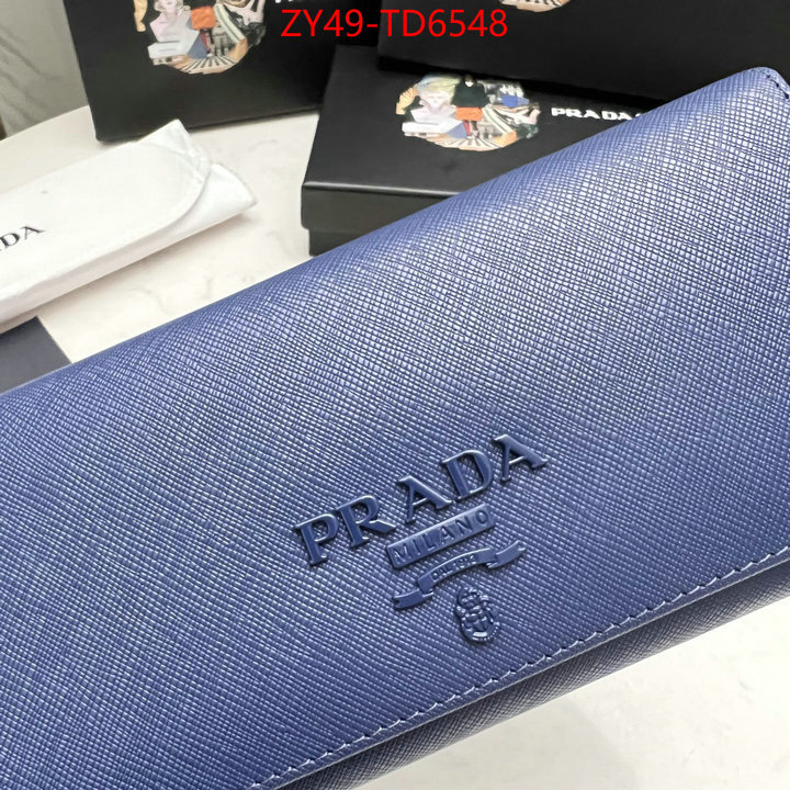 Prada Bags (4A)-Wallet replica 2023 perfect luxury ID: TD6548 $: 49USD