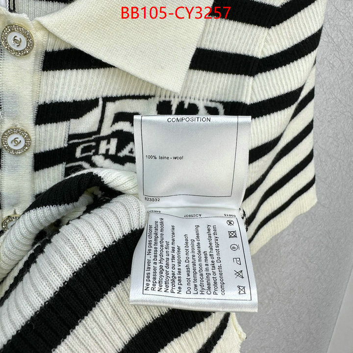 Clothing-Chanel for sale online ID: CY3257 $: 105USD