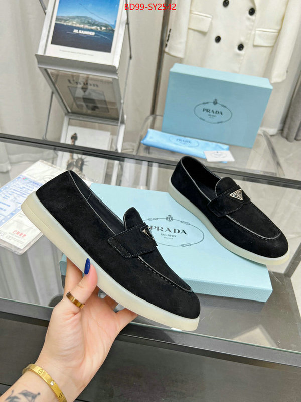 Women Shoes-Prada 2023 aaaaa replica 1st copy ID: SY2542 $: 99USD