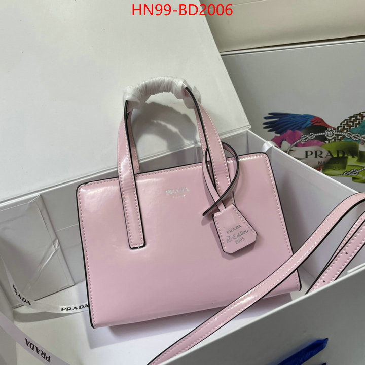 Prada Bags (4A)-Handbag- outlet 1:1 replica ID: BD2006 $: 99USD