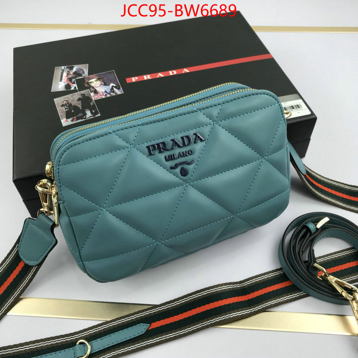 Prada Bags (4A)-Diagonal- wholesale replica shop ID: BW6689 $: 95USD