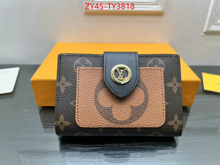 LV Bags(4A)-Wallet buy 2023 replica ID: TY3818 $: 45USD