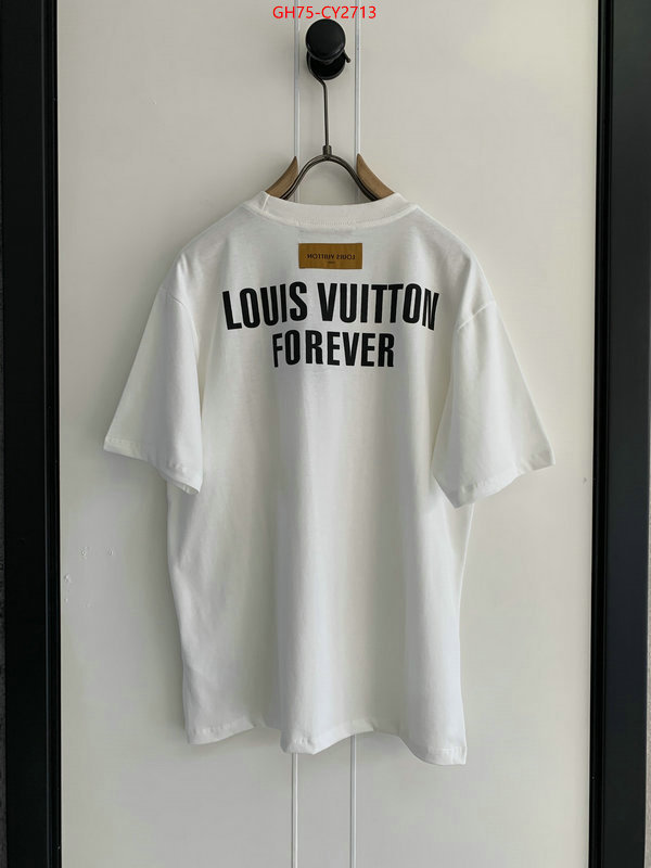 Clothing-LV buying replica ID: CY2713 $: 75USD