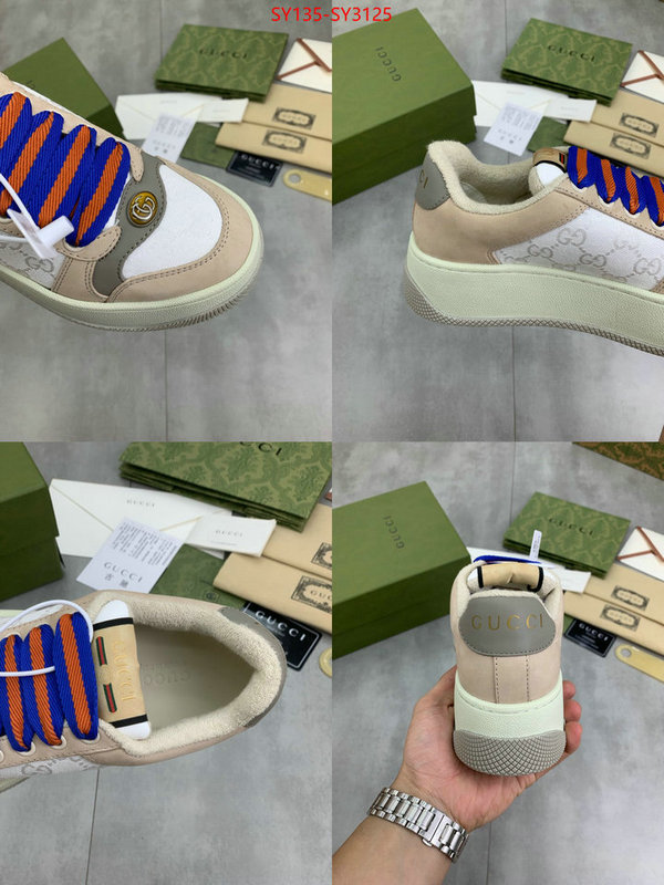 Men Shoes-Gucci new designer replica ID: SY3125 $: 135USD