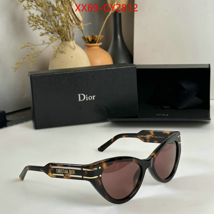 Glasses-Dior replica aaaaa+ designer ID: GY2812 $: 69USD