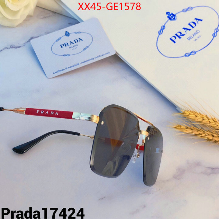 Glasses-Prada wholesale replica shop ID: GE1578 $: 45USD