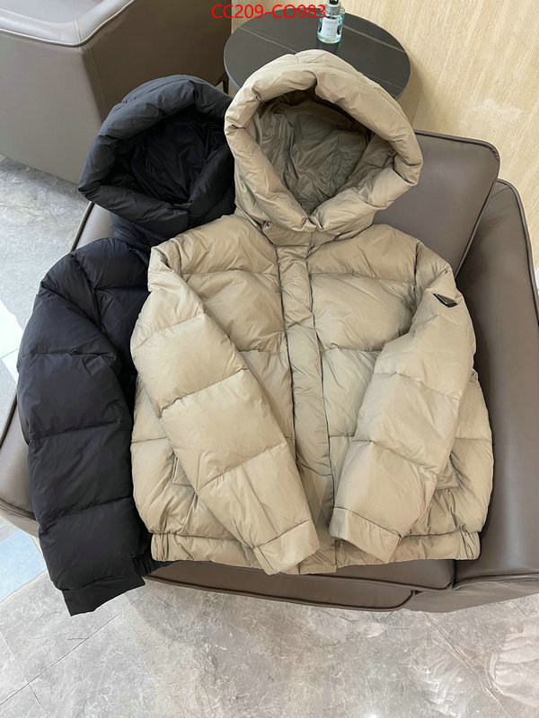 Down jacket Women-Prada mirror quality ID: CO983 $: 209USD