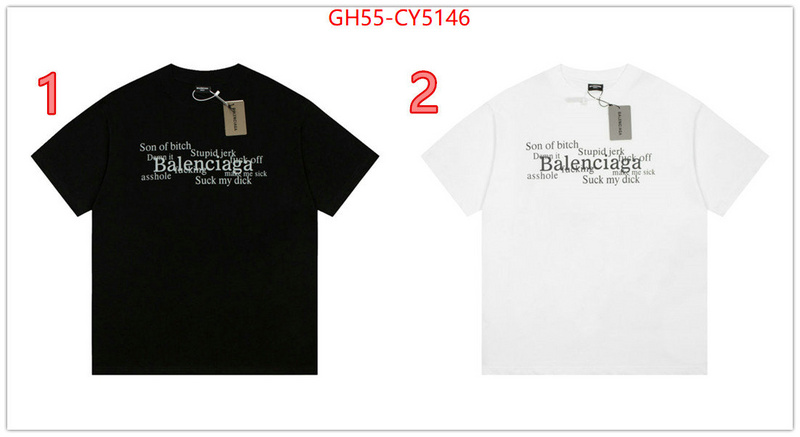 Clothing-Balenciaga best quality fake ID: CY5146 $: 55USD