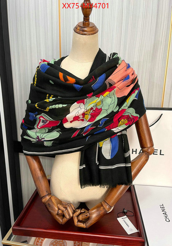 Scarf-Chanel wholesale replica shop ID: MY4701 $: 75USD