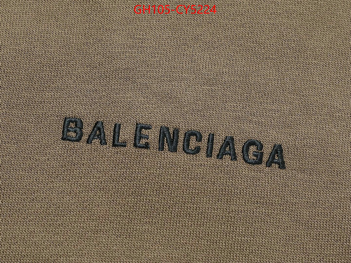 Clothing-Balenciaga cheap replica designer ID: CY5224 $: 105USD