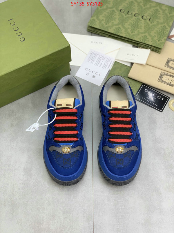 Men Shoes-Gucci new designer replica ID: SY3125 $: 135USD