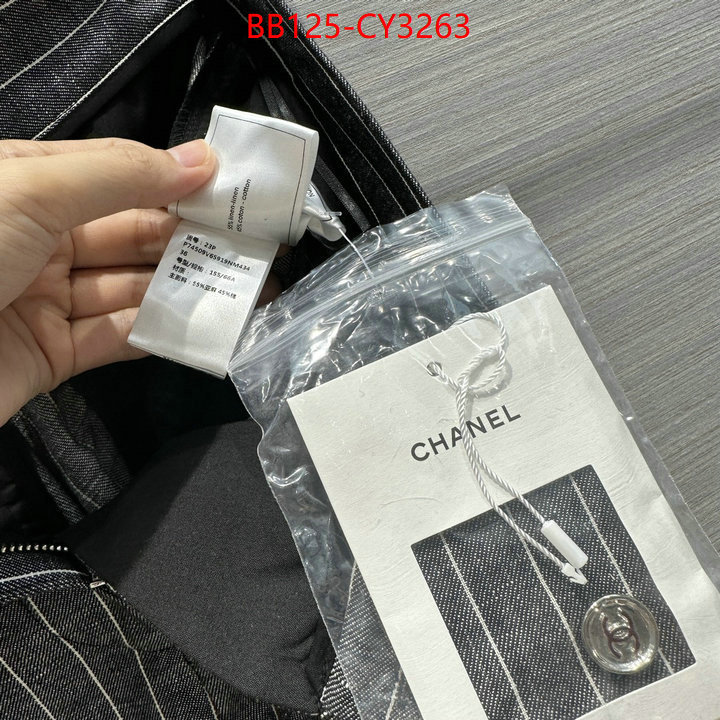 Clothing-Chanel website to buy replica ID: CY3263 $: 125USD