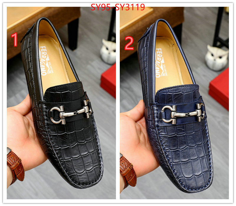 Men shoes-Ferragamo fake aaaaa ID: SY3119 $: 95USD