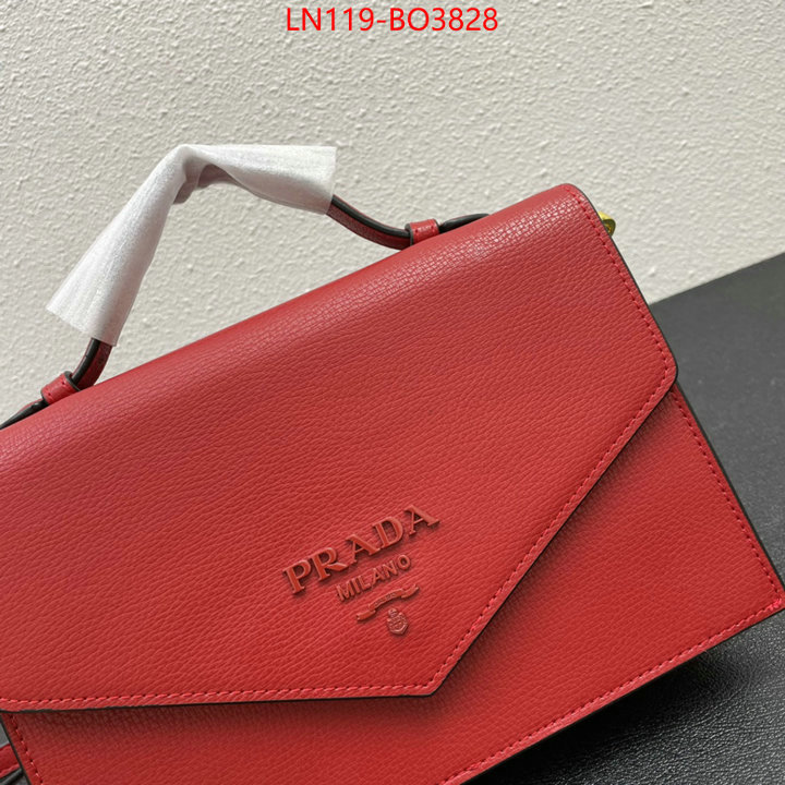 Prada Bags (4A)-Diagonal- buy best high-quality ID: BO3828 $: 119USD