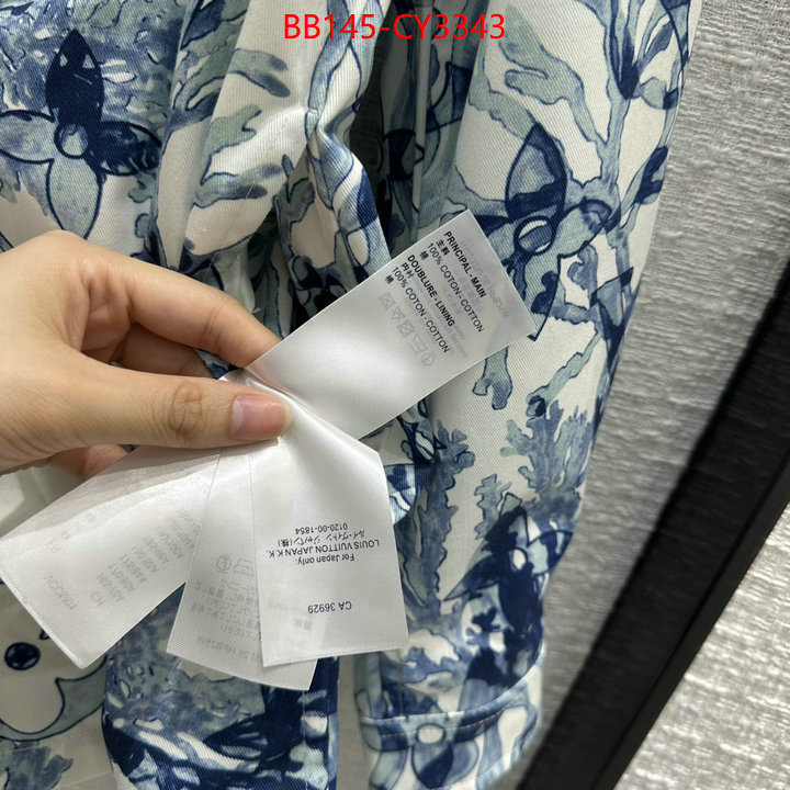 Clothing-LV top 1:1 replica ID: CY3343 $: 145USD