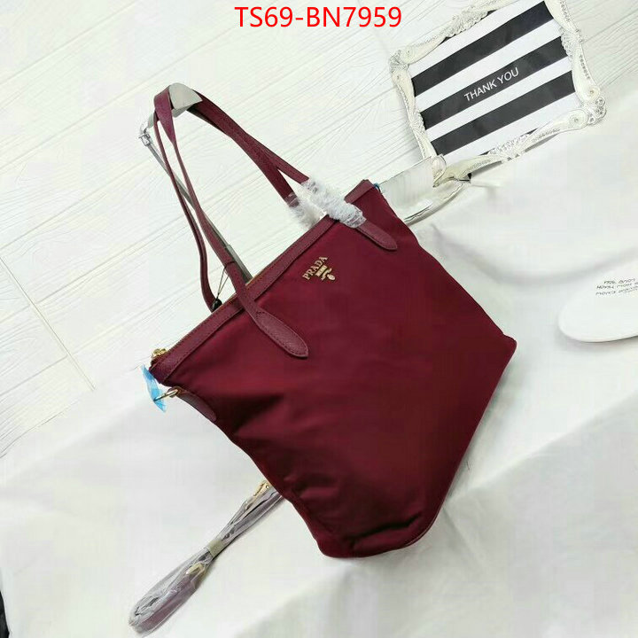 Prada Bags (4A)-Handbag- is it illegal to buy ID: BN7959 $: 69USD