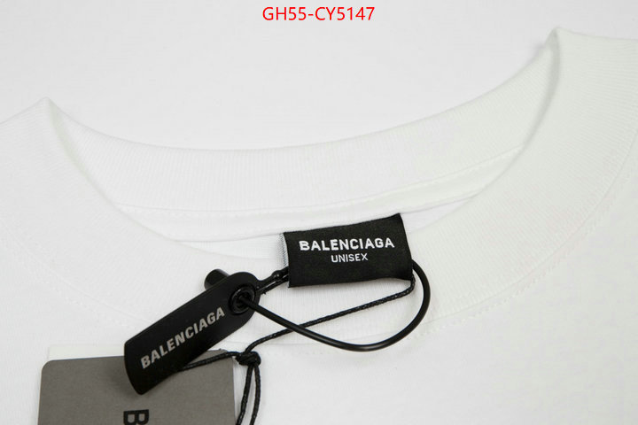 Clothing-Balenciaga sell high quality ID: CY5147 $: 55USD