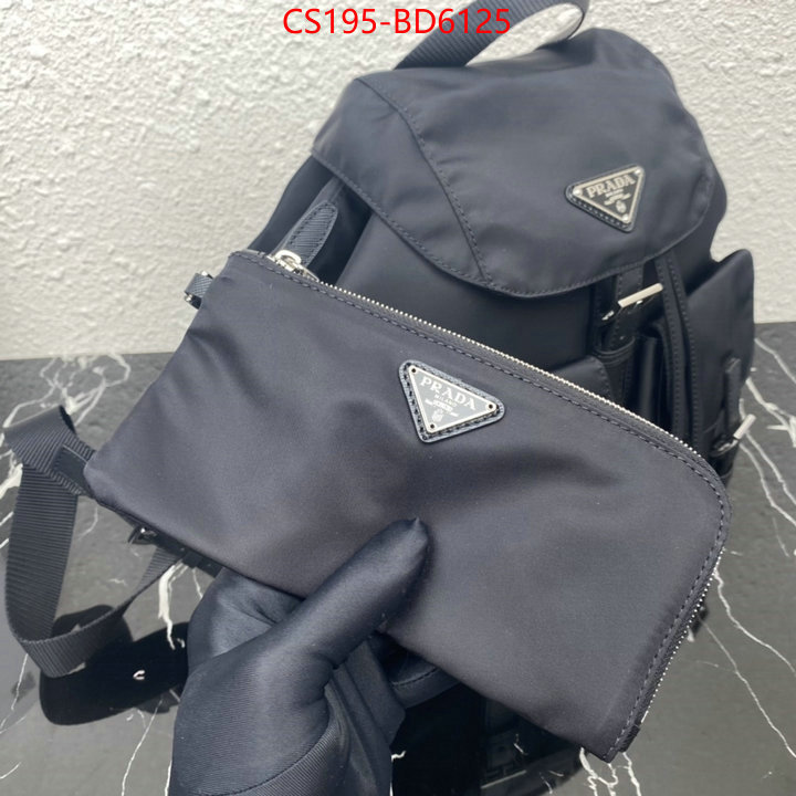 Prada Bags (TOP)-Backpack- high quality online ID: BD6125 $: 195USD