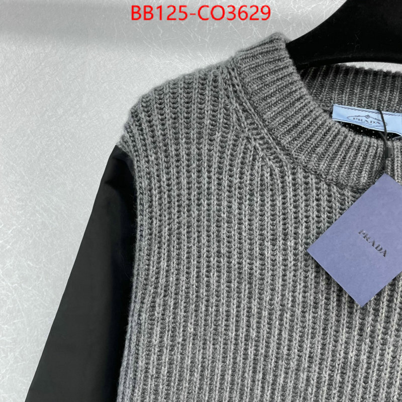 Clothing-Prada replica us ID: CO3629 $: 125USD